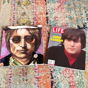 John Lennon Vintage Magazines Lot Of Two 2004 And 2005